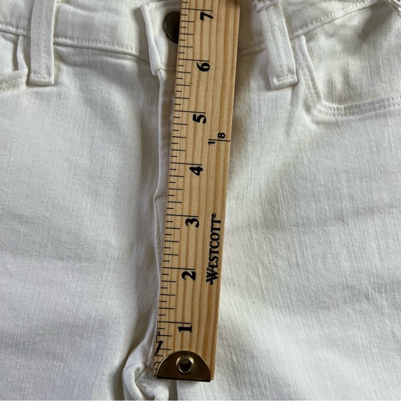 J Brand Low Rise Crop Demented White Skinny Distressed Jeans SZ 24 New $178 - Picture 11 of 14